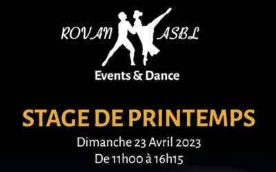 STAGE DE PRINTEMPS / 23 AVRIL 2023