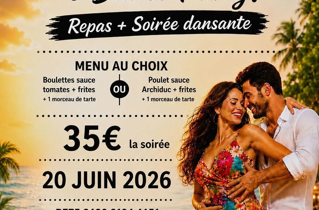 Soirée Souper & Dance Party juin 2026